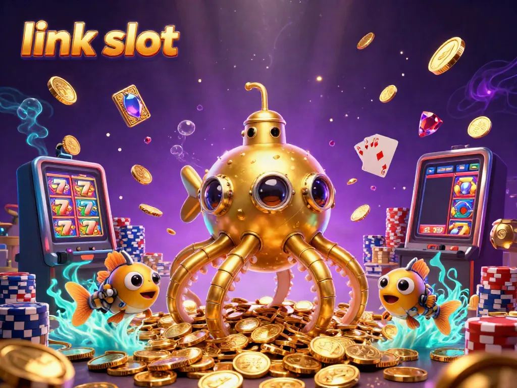 Stimulate excitement with link slot features illustrated as a 3D casino adventure.