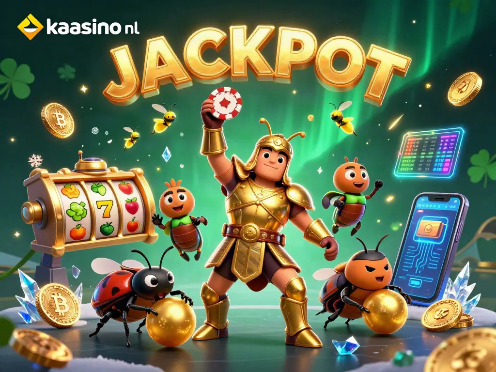 Play your way to jackpot success at kaasino nl with a golden beetle championing casino victory.