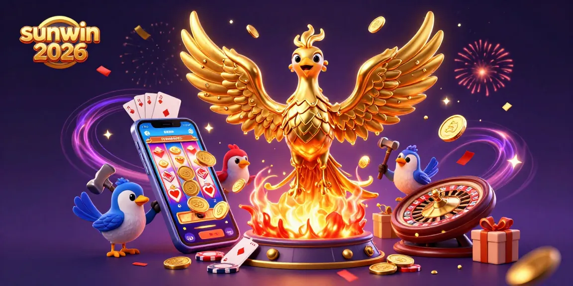 Engage with sunwin 2026 to experience thrilling casino games featuring a golden phoenix and dynamic gambling elements.